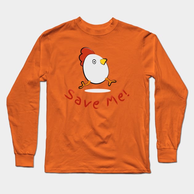 Save Me! Long Sleeve T-Shirt by Courtney's Creations